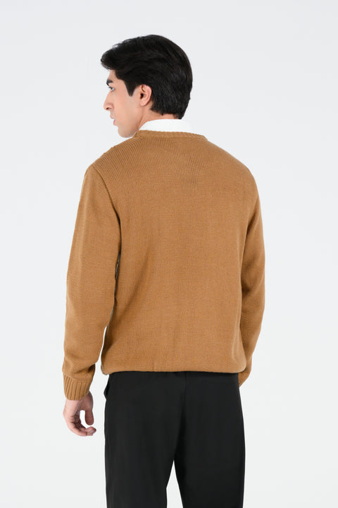 CABLE KNIT SWEATER