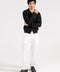 FULL ZIP POLO SWEATER