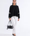OVERSIZED JUMPER WITH CONTRAST TIPPING