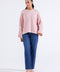 OVERSIZED JUMPER WITH CONTRAST TIPPING