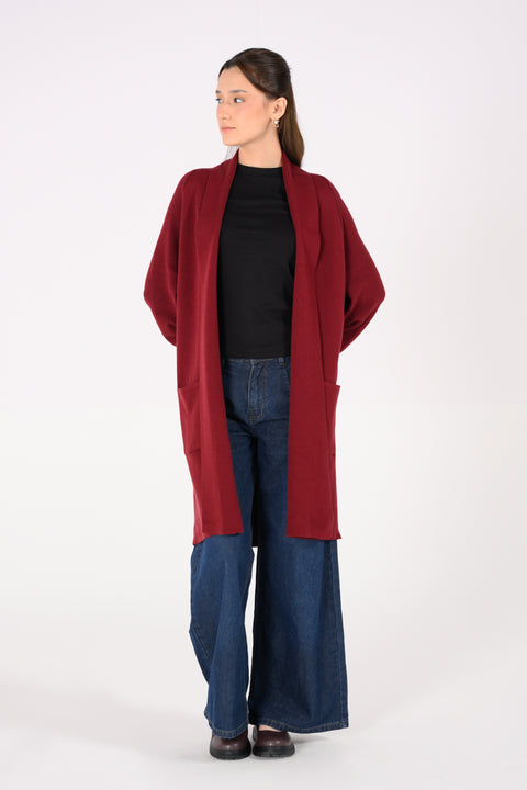 CASHMERE HANDFEEL RAGLAN CARDIGAN