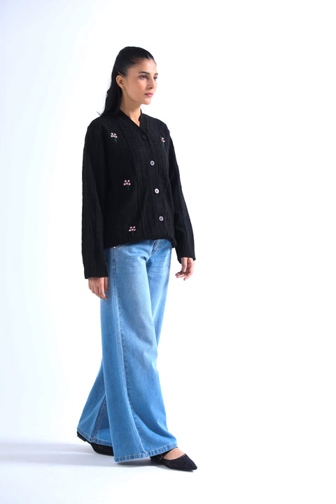 EMBROIDERED CARDIGAN