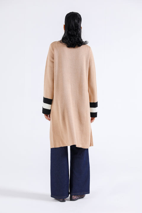 CONTRAST CARDIGAN