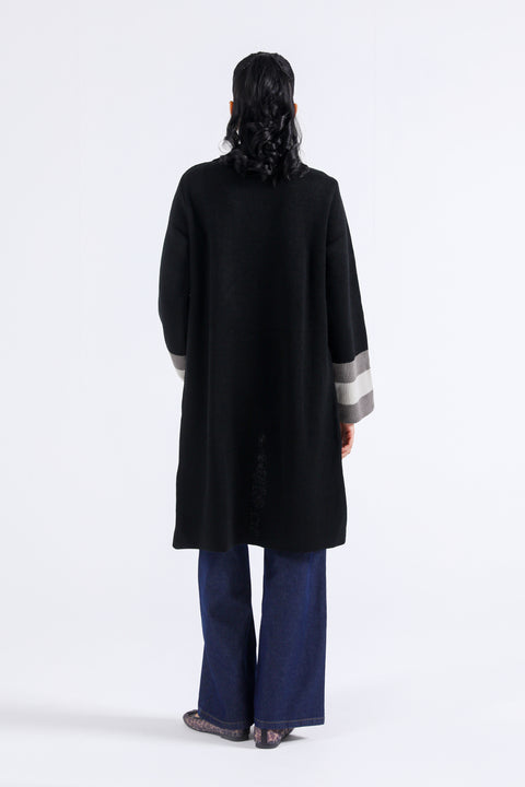 CONTRAST CARDIGAN