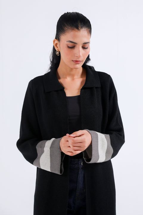 CONTRAST CARDIGAN