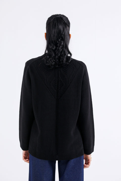 SWEATER KNIT CARDIGAN