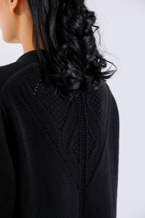 SWEATER KNIT CARDIGAN
