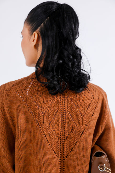 SWEATER KNIT CARDIGAN