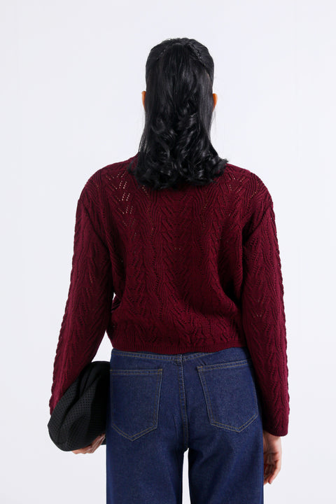 SWEATER KNIT CROPPED JUMPER