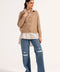EYELET DETAIL CARDIGAN
