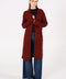 FOLD-OVER COLLAR CARDIGAN