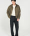 FAUX SUEDE LEATHER JACKET
