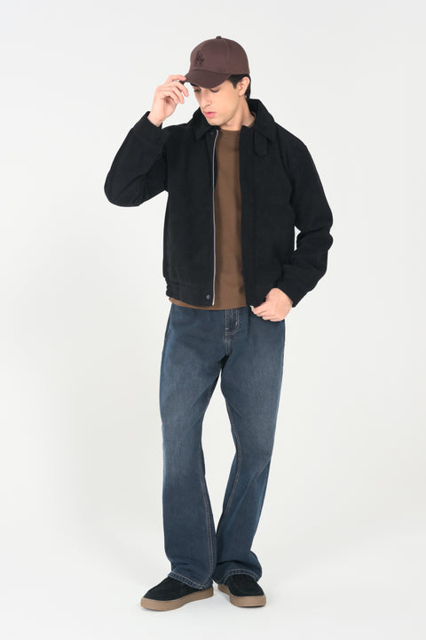 CORDUROY HIDDEN PLACKET JACKET