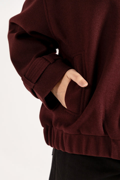 OVERSIZED ZIP-UP JACKET