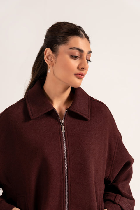OVERSIZED ZIP-UP JACKET