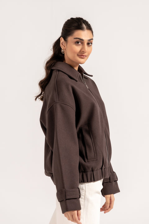 OVERSIZED ZIP-UP JACKET