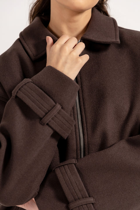 OVERSIZED ZIP-UP JACKET