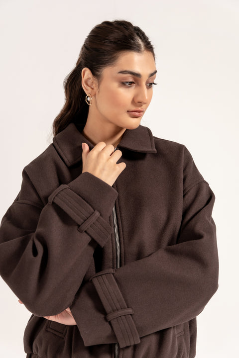 OVERSIZED ZIP-UP JACKET