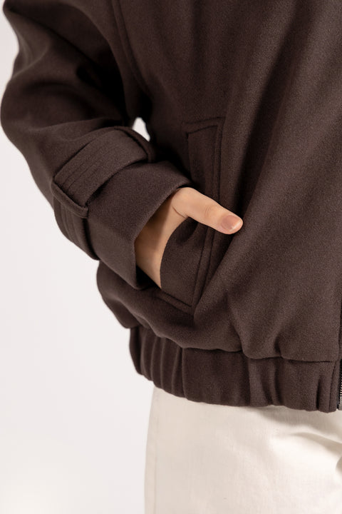 OVERSIZED ZIP-UP JACKET