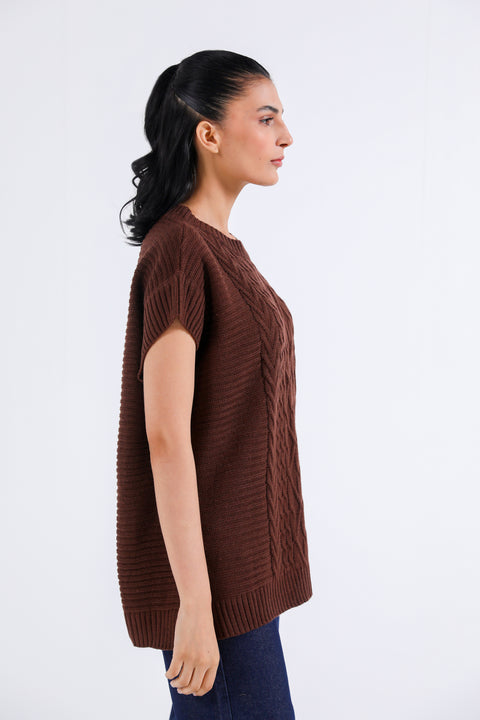 OVERSIZED CABLE KNIT JUMPER