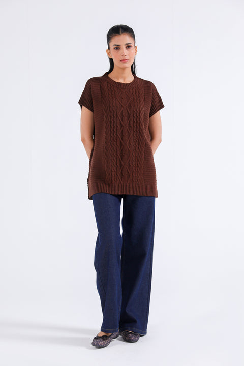 OVERSIZED CABLE KNIT JUMPER