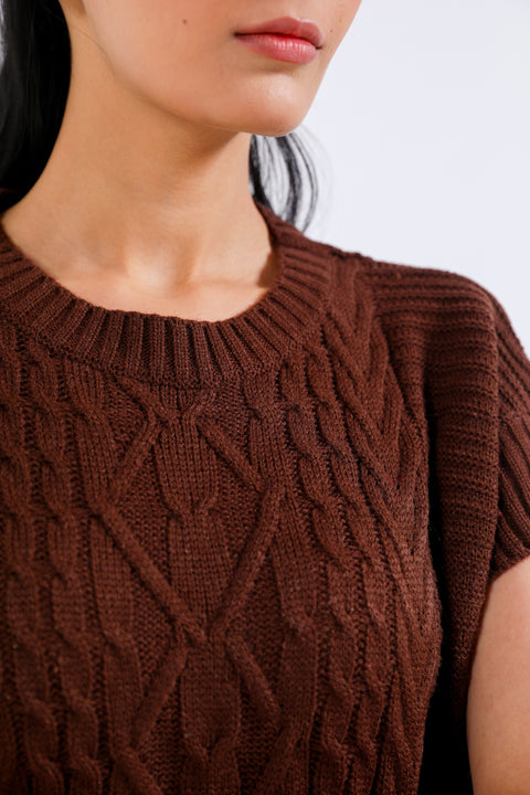 OVERSIZED CABLE KNIT JUMPER