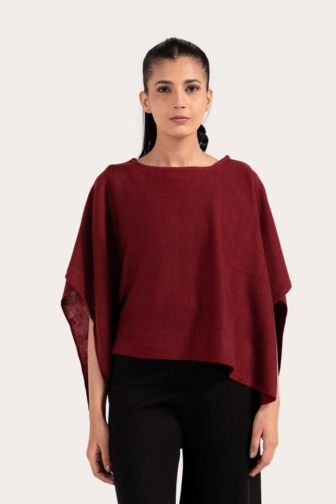 CAPE SLEEVE SWEATER