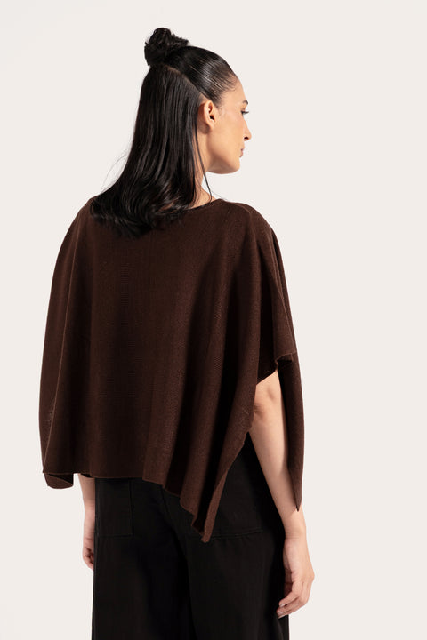 CAPE SLEEVE SWEATER