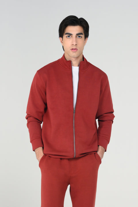 CLOUD FEEL MOCK NECK ZIPPER