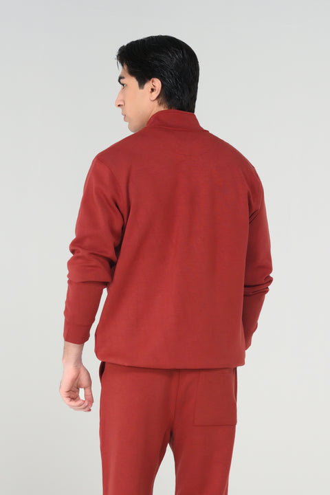 CLOUD FEEL MOCK NECK ZIPPER