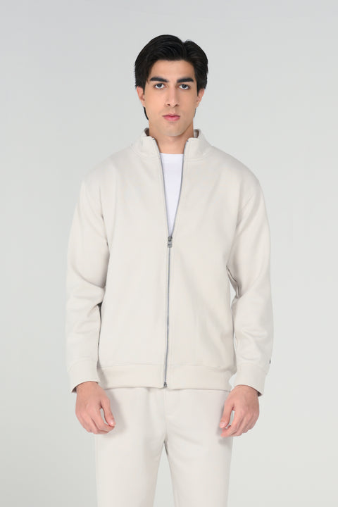 CLOUD FEEL MOCK NECK ZIPPER