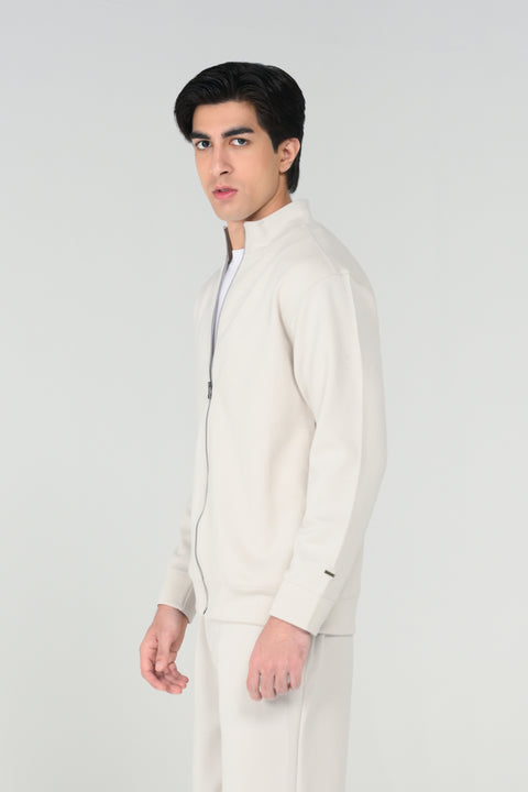 CLOUD FEEL MOCK NECK ZIPPER