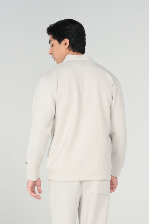 CLOUD FEEL MOCK NECK ZIPPER