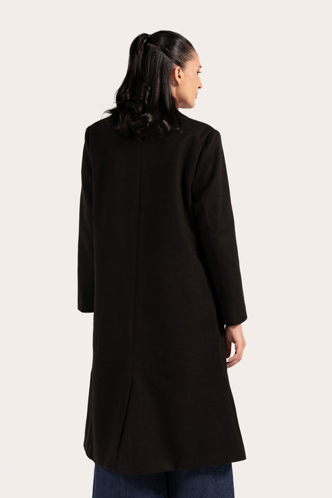 OVERSIZE COAT WITH WELT POCKET