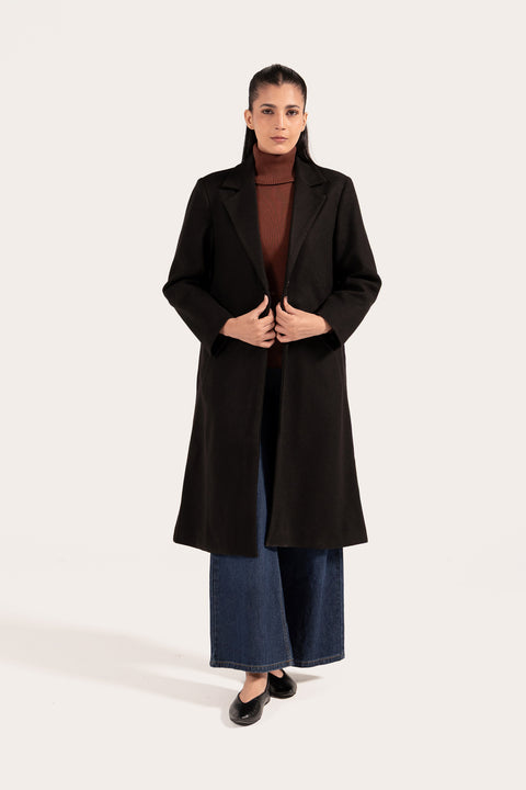 OVERSIZE COAT WITH WELT POCKET
