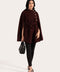 CAPE COAT WITH BELT DETAIL