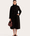 MOCK NECK LONG COAT