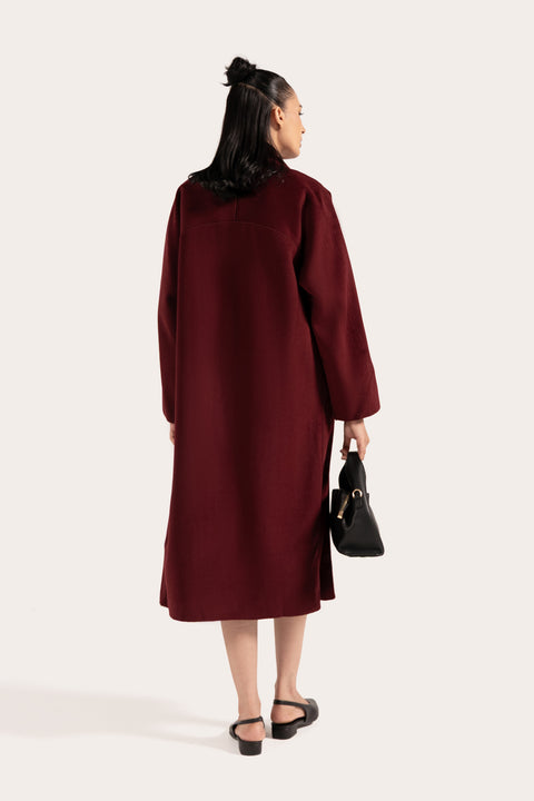 SHAWL COLLAR LONG COAT