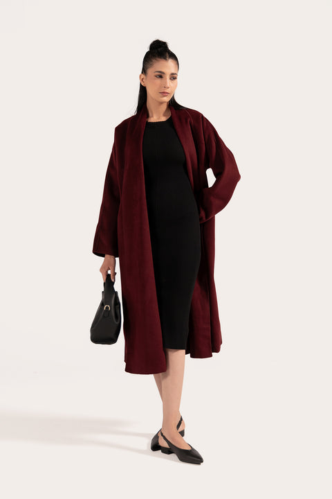 SHAWL COLLAR LONG COAT