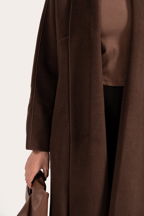 SHAWL COLLAR LONG COAT
