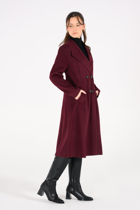 CONTOUR PANELLED COAT