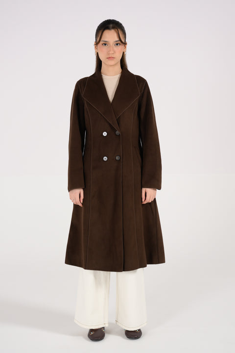 CONTOUR PANELLED COAT
