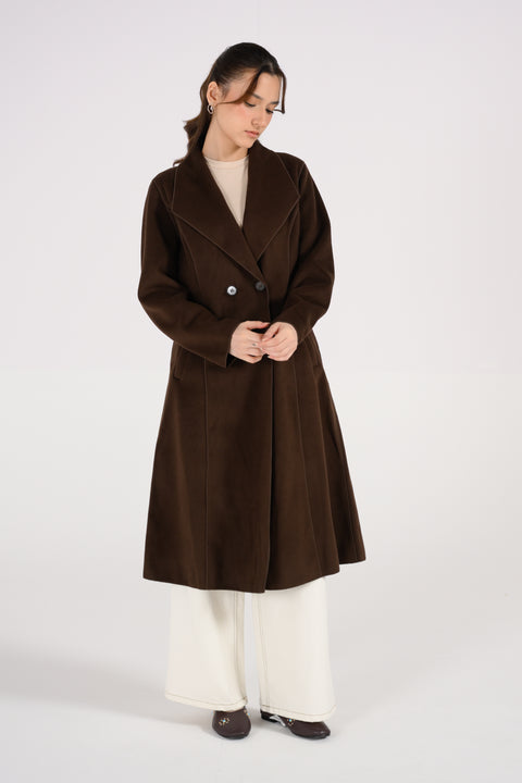CONTOUR PANELLED COAT