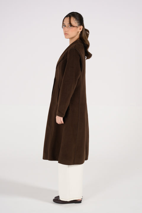 CONTOUR PANELLED COAT