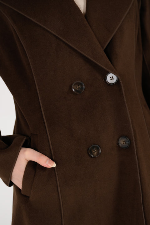 CONTOUR PANELLED COAT