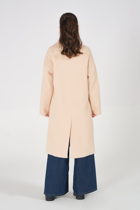 DOUBLE-BREASTED LONG COAT