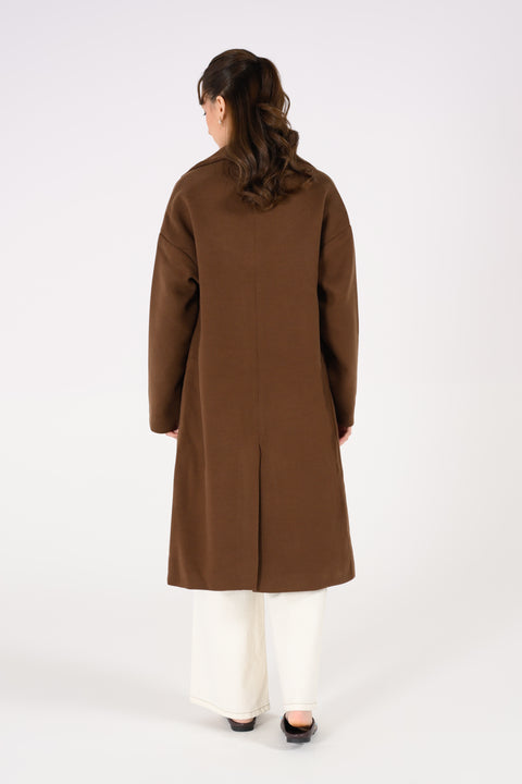 DOUBLE-BREASTED LONG COAT