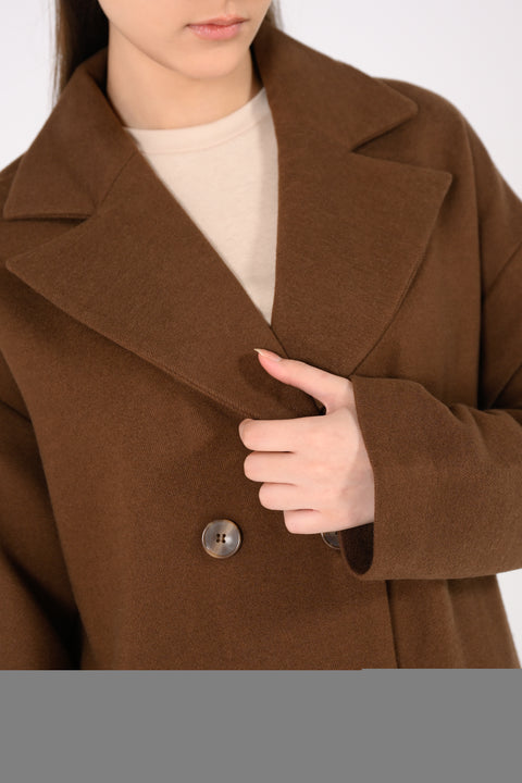 DOUBLE-BREASTED LONG COAT