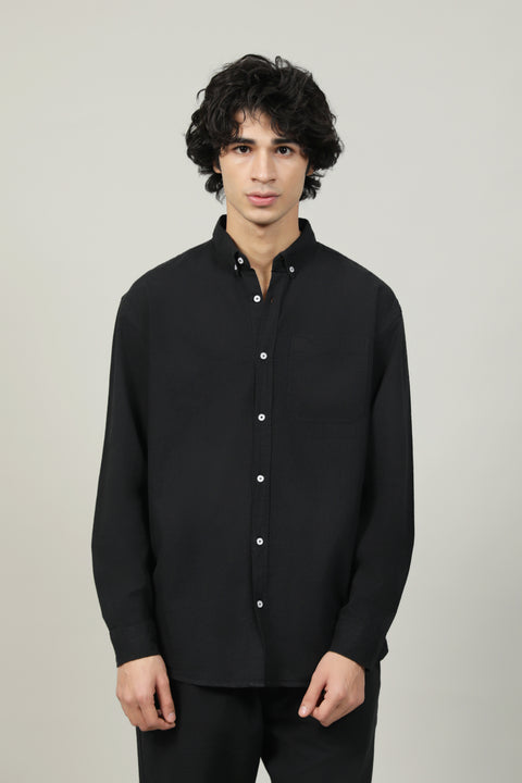 BUTTON DOWN BAGGY FIT SHIRT
