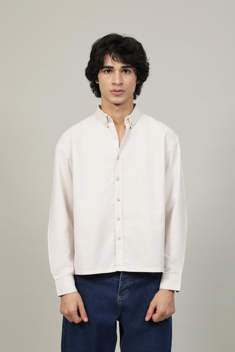 BUTTON DOWN OXFORD BOXY FIT SHIRT